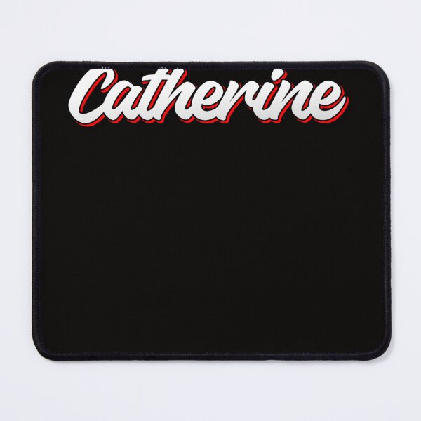 Item preview, Retro Catherine Name Label (Black) designed and sold by KACIIBARN.
