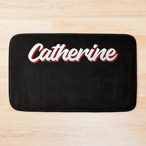 Item preview, Retro Catherine Name Label (Black) designed and sold by KACIIBARN.