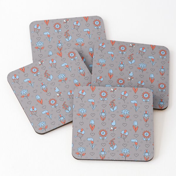 Item preview, Modern Navy Gold Flowers designed and sold by obinsuma.