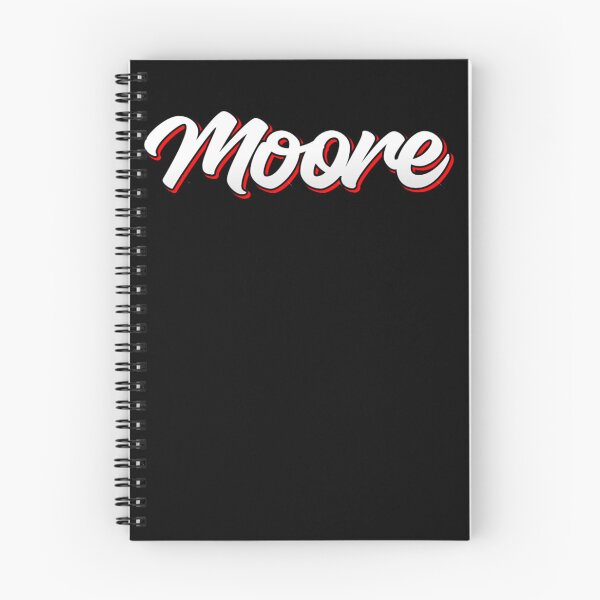 Item preview, Retro Moore Name Label (Black)  designed and sold by KACIIBARN.