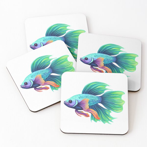 Item preview, Pop Art Betta Fish designed and sold by SchorlCraft.