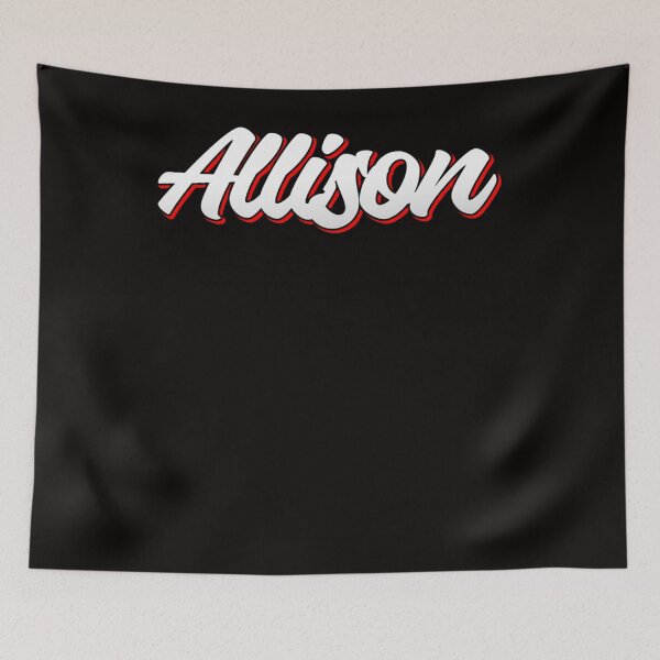 Item preview, Retro Allison Name Label (Black) designed and sold by KACIIBARN.
