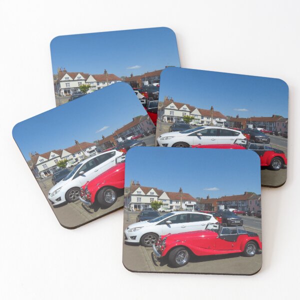 Item preview, Red Car, Market Hill, Clare, Suffolk designed and sold by wiggyofipswich.