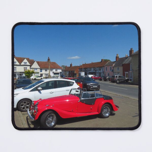 Item preview, Red Car, Market Hill, Clare, Suffolk designed and sold by wiggyofipswich.