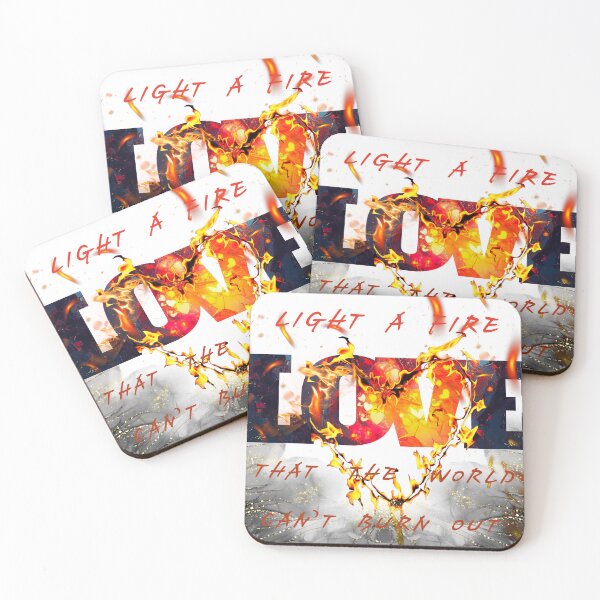Item preview, A Heart on Fire is a Heart of Love designed and sold by TillingTheHeart.
