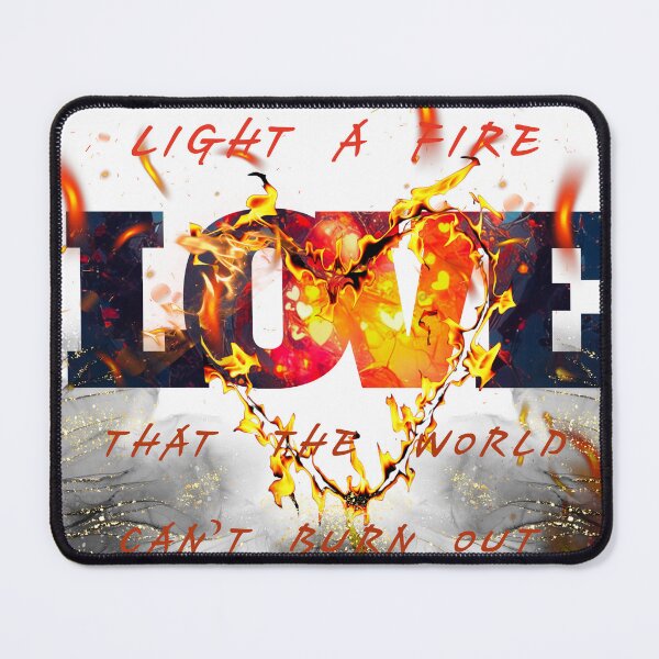 Item preview, A Heart on Fire is a Heart of Love designed and sold by TillingTheHeart.