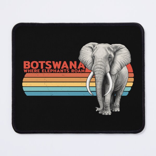 Item preview, African elephant Botswana designed and sold by NicGrayGraphic.