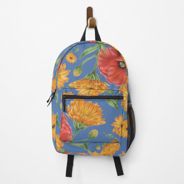Item preview, Poppy Calendula Blue designed and sold by greenerybywendy.