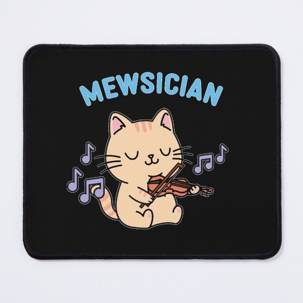 Artikelvorschau, The Mewsician Cat Playing The Violin entworfen und verkauft von SiegridKlemmd.