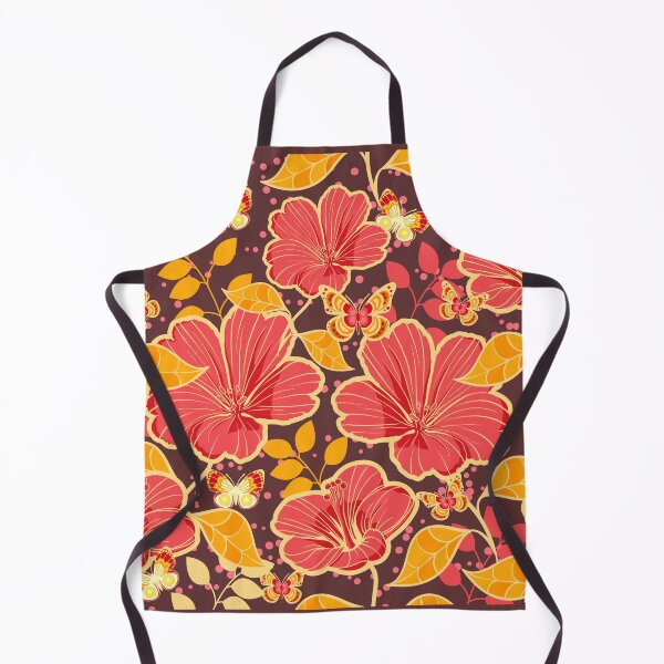 Item preview, orange elegant flower & butterfly designed and sold by obinsuma.