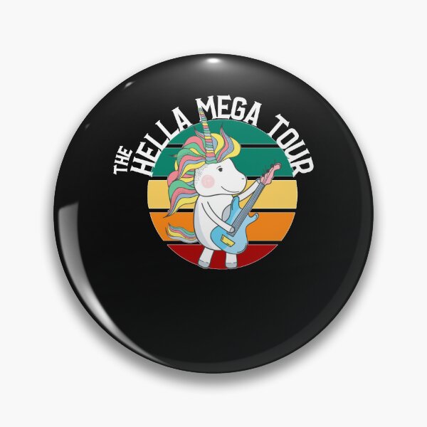 Item preview, The Mega 2022 Tour Hella Unicorn Baseball ¾ Sleeve designed and sold by SiegridKlemmd.