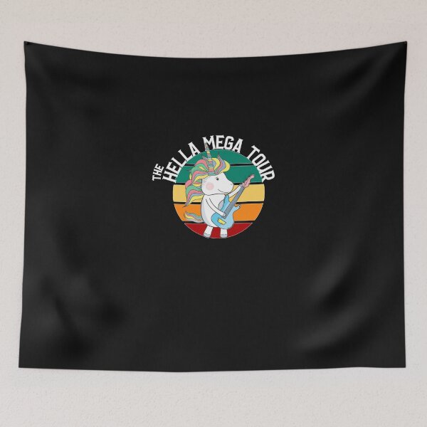 Item preview, The Mega 2022 Tour Hella Unicorn Baseball ¾ Sleeve designed and sold by SiegridKlemmd.