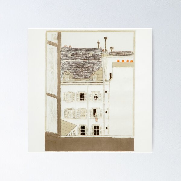 Item preview, Some Aspects of Life in Paris - Houses in the Courtyard 1898 Bonnard designed and sold by peggieprints.