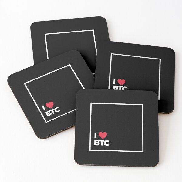 Item preview, I❤️ BTC - I Love Bitcoin - Bitcoin Logo designed and sold by GetCryptoSwag.