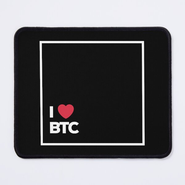 Item preview, I❤️ BTC - I Love Bitcoin - Bitcoin Logo designed and sold by GetCryptoSwag.
