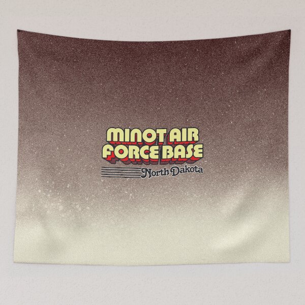 Item preview, Minot Air Force Base, Dakota del Norte | Rayas retro designed and sold by retroready.