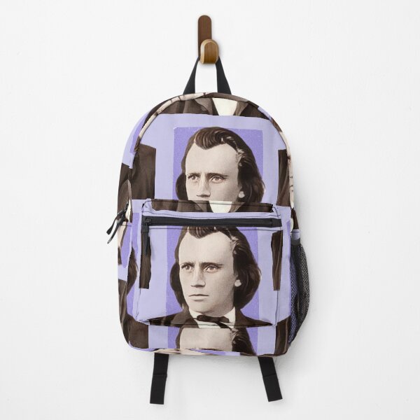 Item preview, German Composer Johannes Brahms - purple 2- illustration designed and sold by Litstoy.