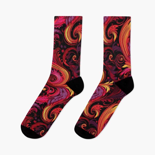 Item preview, Paixitho - Paisley Flames (1/4) designed and sold by sabantha.