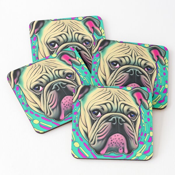 Item preview, Colorful Bull Dog designed and sold by purplesensation.