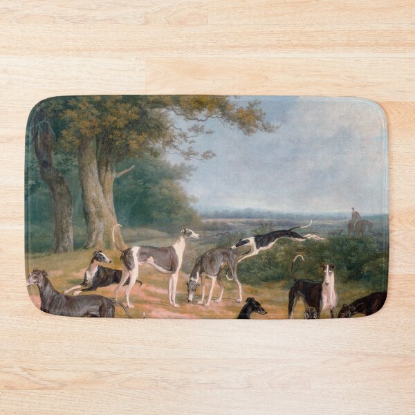 Item preview, Nine Greyhounds in a Landscape (1807) by Jacques–Laurent Agasse. designed and sold by peggieprints.