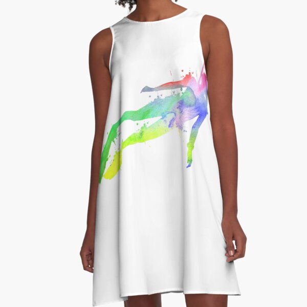 Item preview, Freediving Watercolor Paint Splatter Freediver designed and sold by banwa.