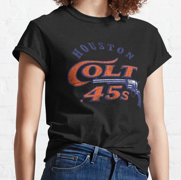 Houston Colt 45s Vintage Logo T Shirt, Pre-Houston Astros Baseball