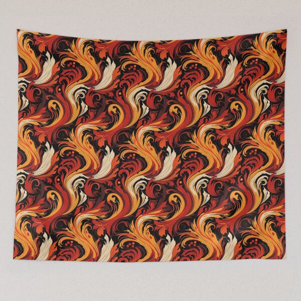 Item preview, Paixitho - Paisley Flames (3/4) designed and sold by sabantha.