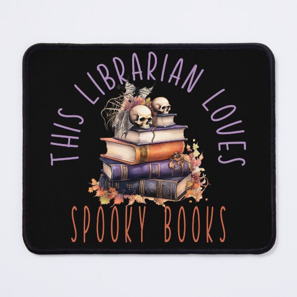 Item preview, This Librarian Loves Spooky Books | Reader | Teacher | Librarian | Spooky Books | Halloween designed and sold by ShoniwDesigns.