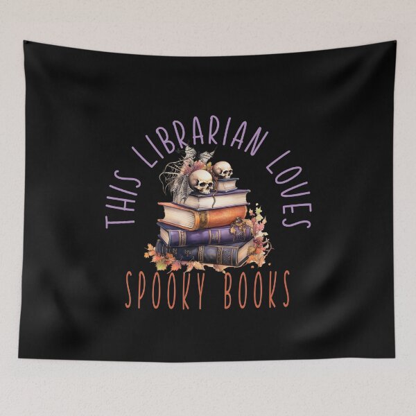 Item preview, This Librarian Loves Spooky Books | Reader | Teacher | Librarian | Spooky Books | Halloween designed and sold by ShoniwDesigns.