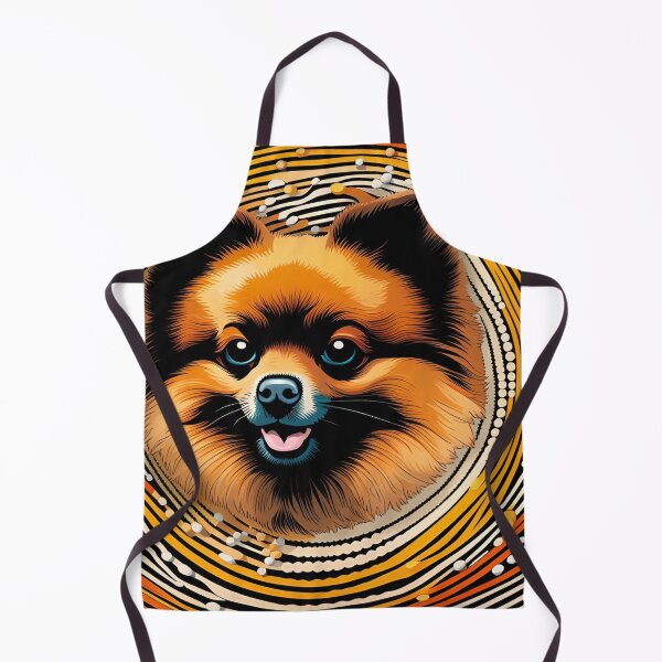 Item preview, Pomeranian Swirls Circles Vibrate Colors designed and sold by purplesensation.