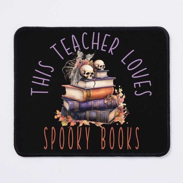 Item preview, This Teacher Loves Spooky Books | Reader | Teacher | Spooky Books | Halloween designed and sold by ShoniwDesigns.