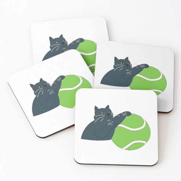 Item preview, cat play tennis designed and sold by ichirochen.