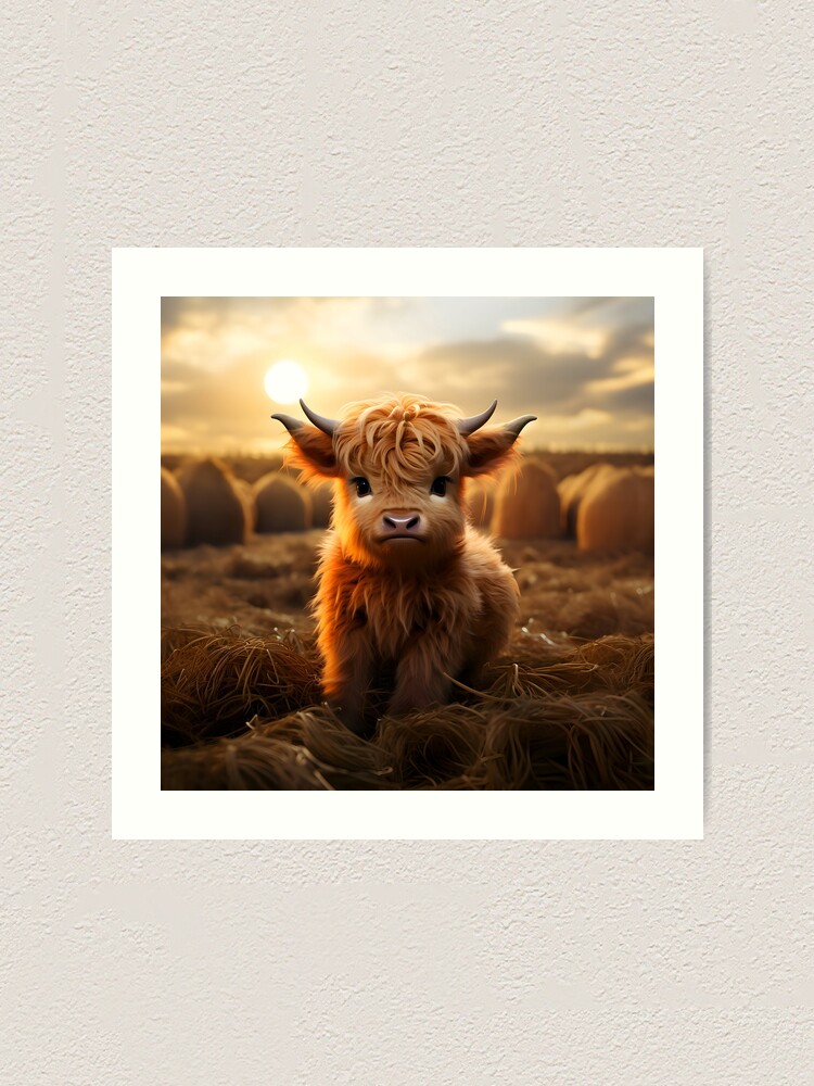 Adorable Highland Cow Wrapping Paper