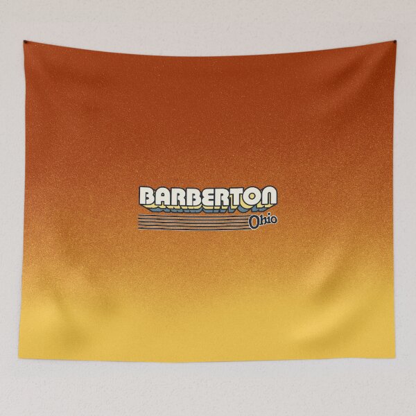 Item preview, Barberton, Ohio | Retro Stripes designed and sold by retroready.