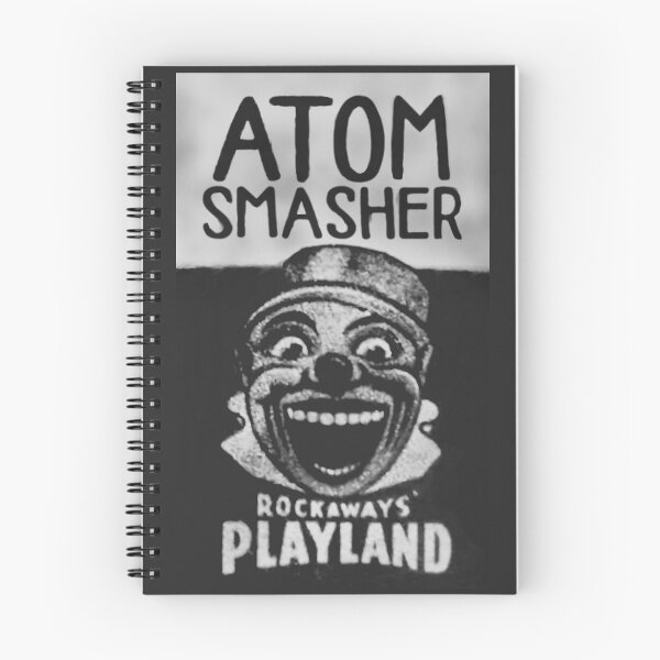 Item preview, Atom Smasher Rockaway's Playland Retro Roller Coaster Logo designed and sold by Berry Coaster Works.