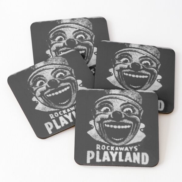 Item preview, Atom Smasher Rockaway's Playland Retro Roller Coaster Logo designed and sold by Berry Coaster Works.
