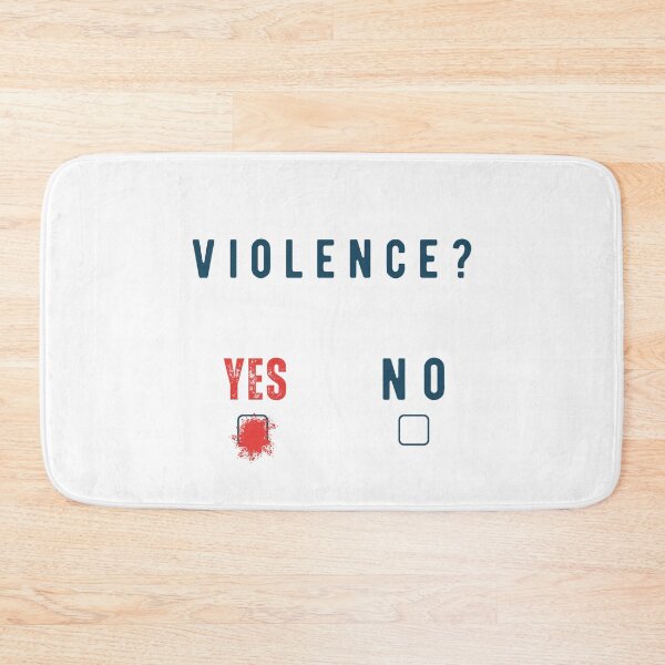 Item preview, Violence? YES or NO designed and sold by McNerdic.