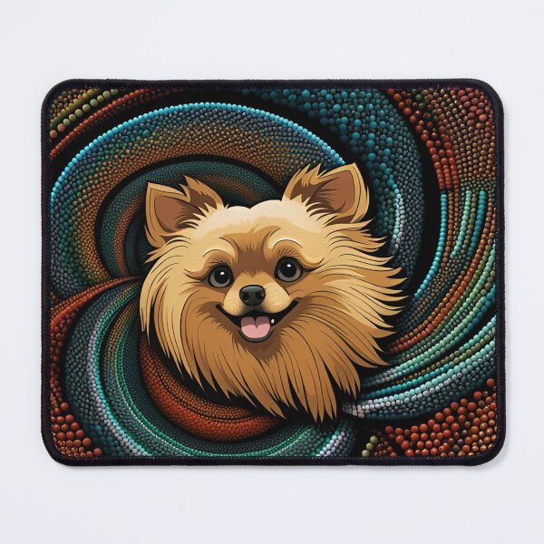 Item preview, Magical Pomeranian Swirls Circles designed and sold by purplesensation.