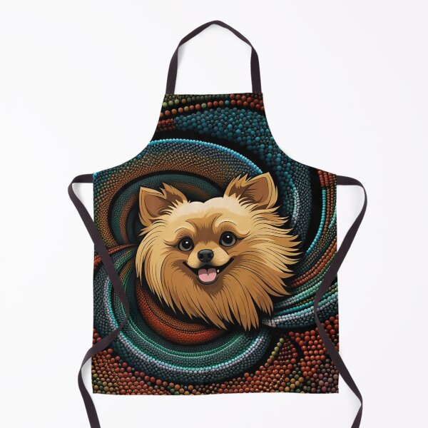 Item preview, Magical Pomeranian Swirls Circles designed and sold by purplesensation.