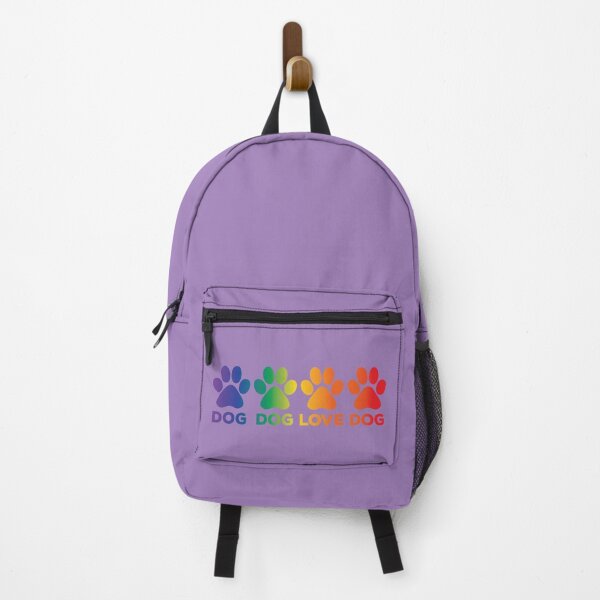 Item preview, Dog Dog Love Dog Rainbow Paw Prints for Dog Lovers (LV) designed and sold by PyramidPrintWrx.