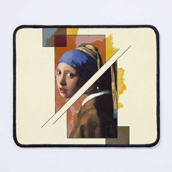 Item preview, Girl with a Pearl Earring in a broken frame designed and sold by itsgoodjunk.
