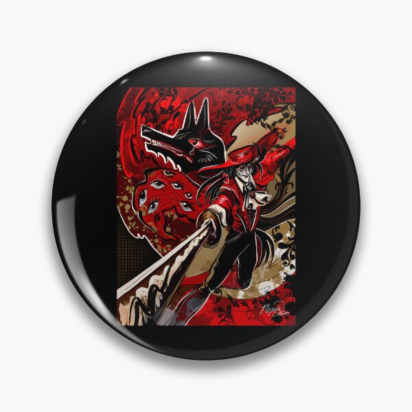 Item preview, ALUCARD Inner demons Vampire Illustration Hellsing designed and sold by WrinkledChicArt.