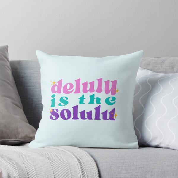 Item preview, DELULU IS THE SOLULU WAVY STICKER designed and sold by aydapadi.