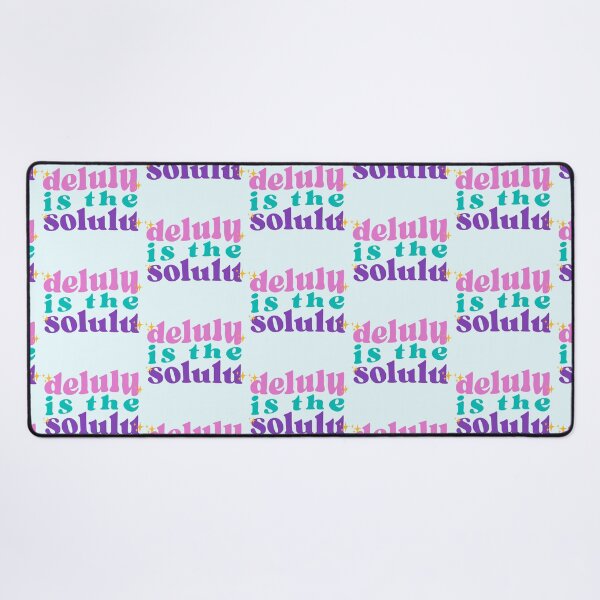 Item preview, DELULU IS THE SOLULU WAVY STICKER designed and sold by aydapadi.