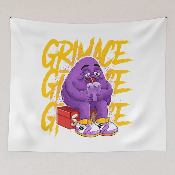 Item preview, Grim Shake Grimace Fan art designed and sold by ClothesKailyn.