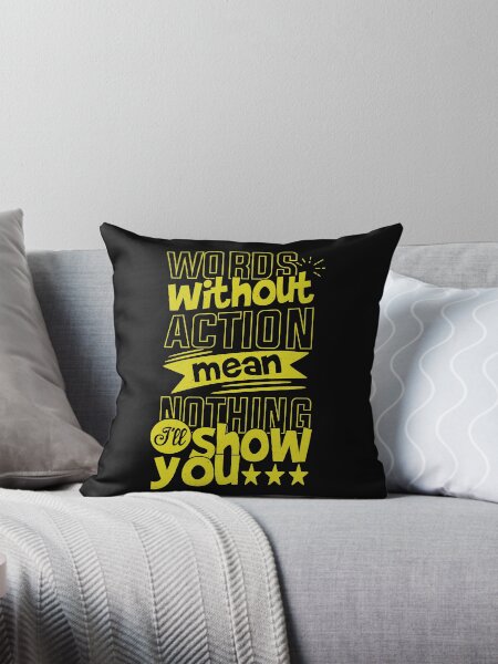 Don t Blame Just Leave Best Motivational quotes about life and Success Pillow for Sale by YAHIA 14 Redbubble