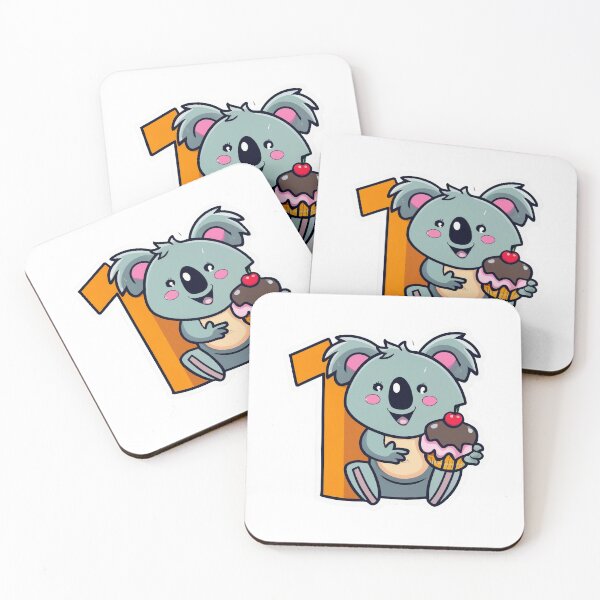 Item preview, Cute Koala Cupcake With Number 1, 1st Birthday designed and sold by lee2021.