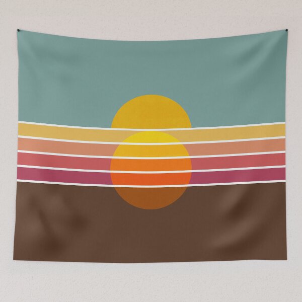 Item preview, Abstraction_GEOMETRIC_SUNRISE_SUNSET_HORIZON designed and sold by forgetmestudio.