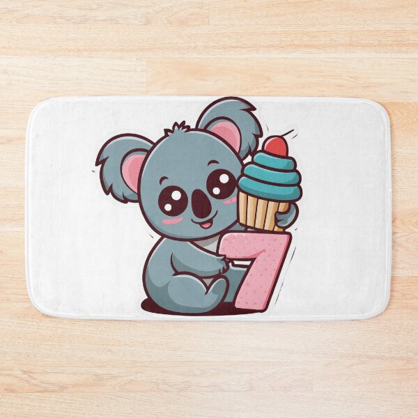Item preview, Copy of Cute Koala Cupcake With Number 7, 7th Birthday designed and sold by lee2021.