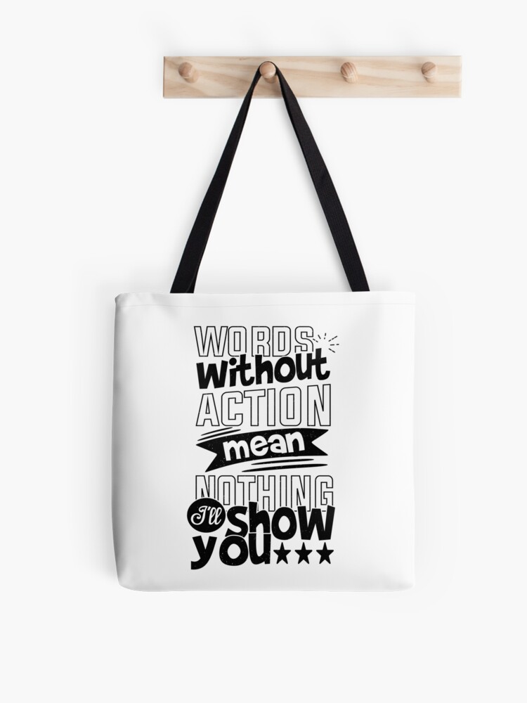 Canvas zipper bags with quotes - You are unrepeatable